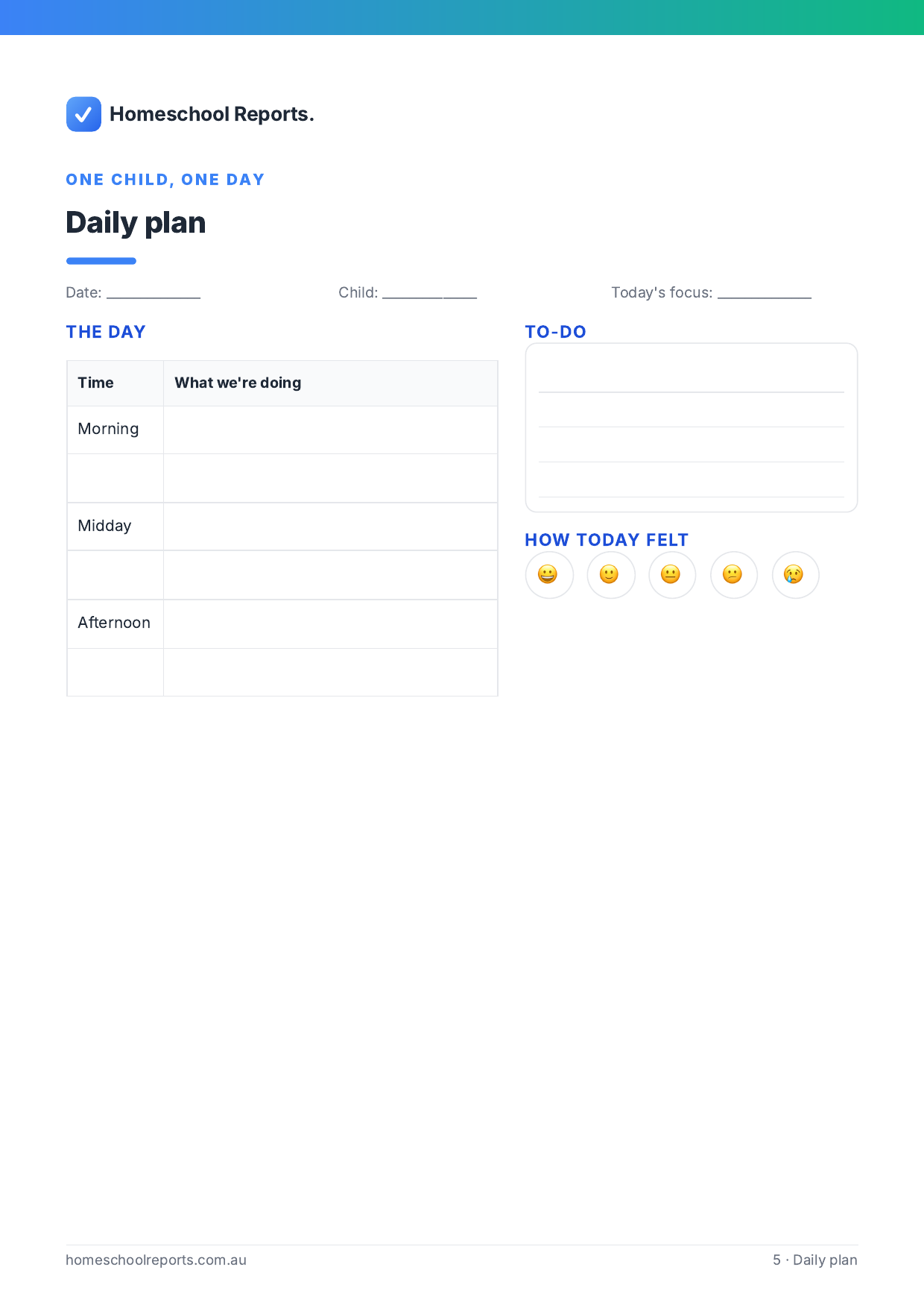 The Homeschool Family Learning Planner — preview 3