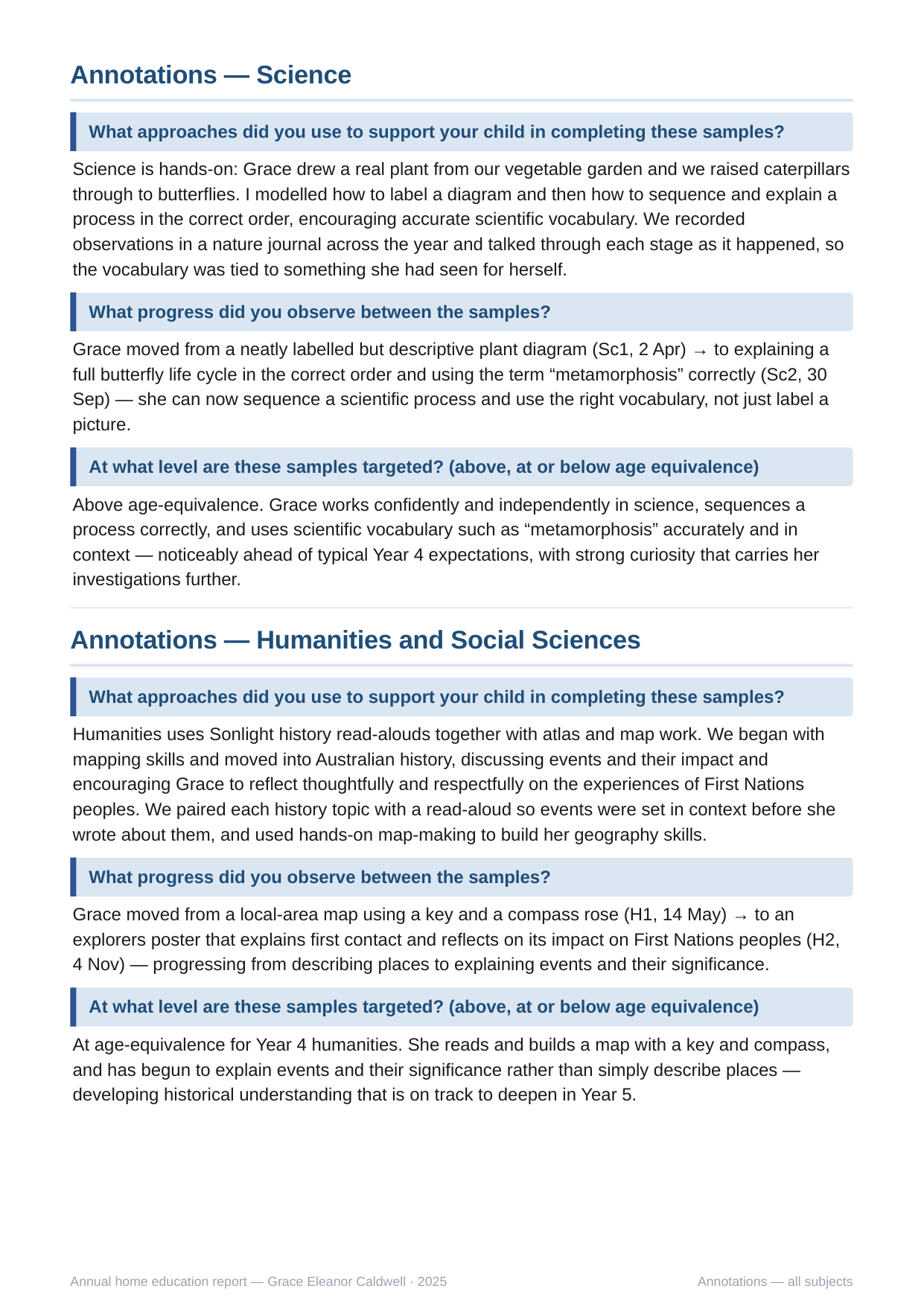 Annotations compilation page 2 — Science and Humanities